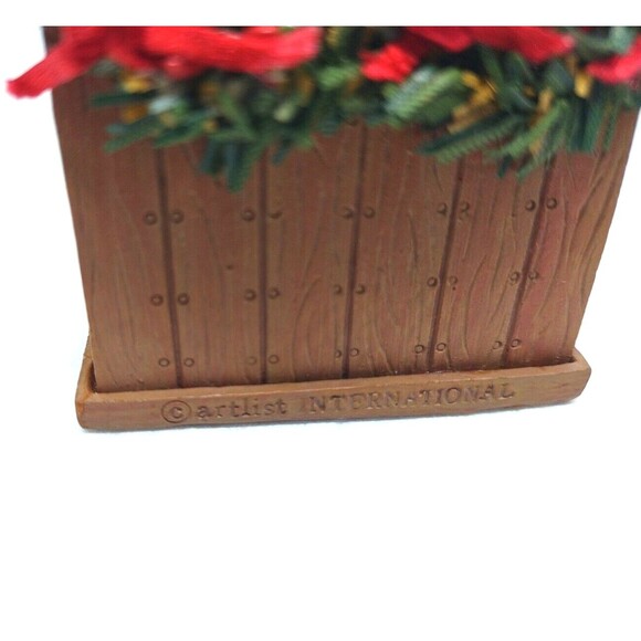 Cute Black Puppy Dog House Red Bows Ornament Kurt S Adler Collectible Display - Picture 4 of 12